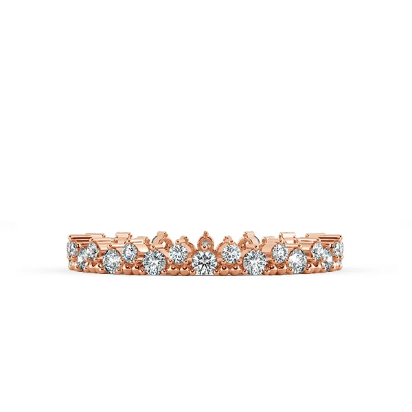 Crown Wedding Band Set NCC8002 2